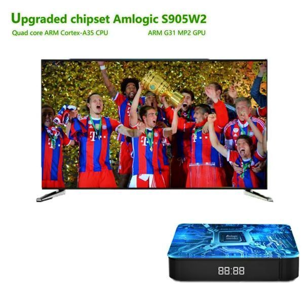 Soullink S1 (2/16GB, Amlogic S905W2, Android TV 11) &mdash; Android TV смарт-приставка, головне фото
