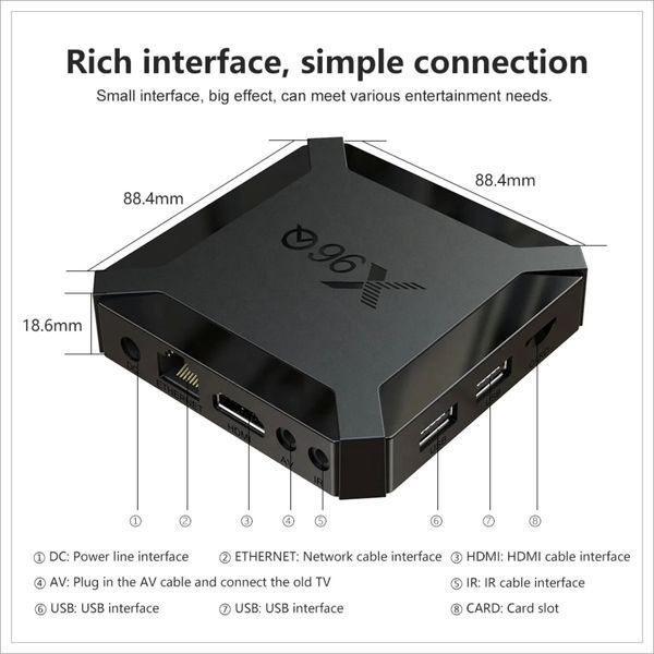 X96Q 2/16 GB (Allwinner H313, Android 10, 4k/UltraHD) &mdash; смарт‑приставка, Android Box, головне фото