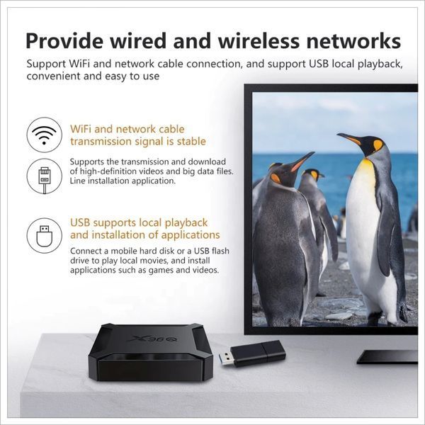 X96Q 2/16 GB (Allwinner H313, Android 10, 4k/UltraHD) &mdash; смарт‑приставка, Android Box, головне фото