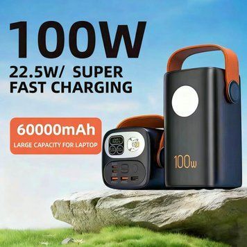 Повербанк ArmorStandart EnergyCore ASB60 PD100W 60000mAh Black, головне фото