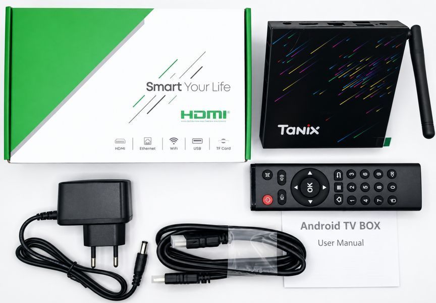 Tanix TX68 (2/16GB, Allwinner H618, Android 14, Wi-Fi 6) &mdash; Android TV смарт-приставка, головне фото