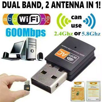 Wi-Fi адаптер дводіапазонний Digital Lion UWA-01 (2,4/5 ГГц, 600 Мбіт/с), головне фото