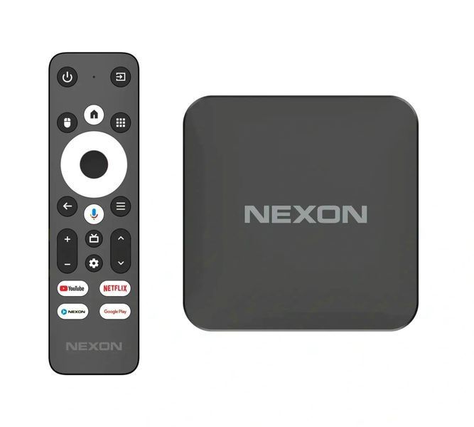 NEXON X8 (4/32GB, Allwinner H618, Android TV 12, Wi-Fi 6) &mdash; Android TV смарт-приставка, головне фото