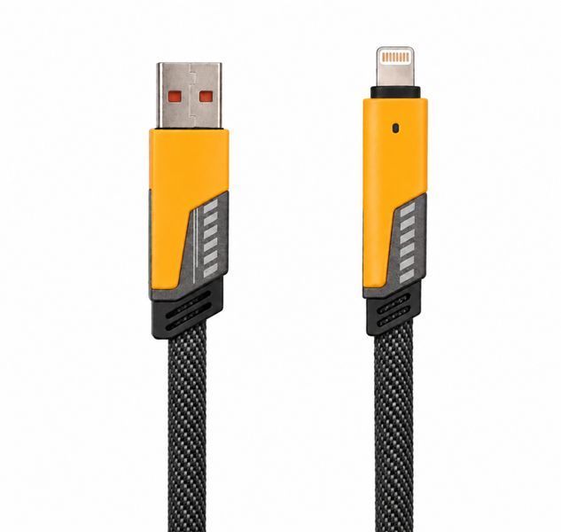 Зарядний кабель 4-в-1 PD 65W (1м, USB/Type-C &rarr; Type-C/Lightning), нейлонова оплітка, головне фото