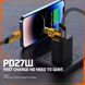 Зарядний кабель 4-в-1 PD 65W (1.5 м, USB/Type-C &rarr; Type-C/Lightning), нейлонова оплітка, фото 5 ()