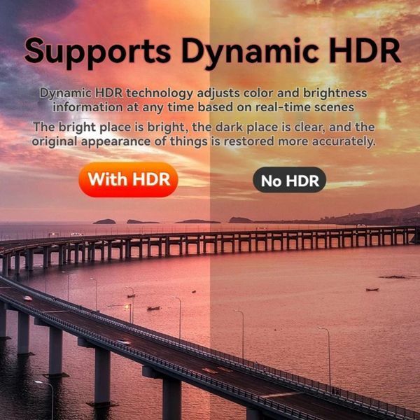 Кабель HDMI 2.1 8K UHD 1.5 м (4K, HDR, нейлонова оплітка), головне фото