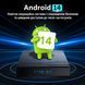 X96 NEX (4/32, S905Y5, Android 14, голосовий пульт) &mdash; Android TV смарт-приставка, фото 6 ()