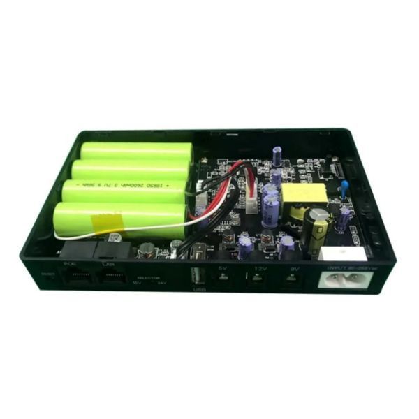 DC1018P Mini DC UPS 10400mAh (18W) 5V/9V/12V + PoE &mdash; джерело безперебійного живлення для роутера та камер, головне фото