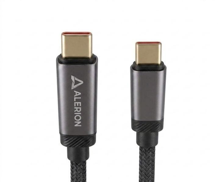 Alerion USB-C &mdash; USB-C кабель 240W з LED-дисплеєм 1м (PD 3.1, 5A), головне фото